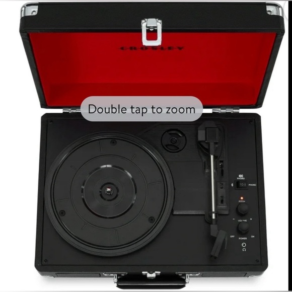 New Open Box Crosley Model:CR8005G-BK S/N:690751223 Travel TurnTable . - Picture 12 of 16
